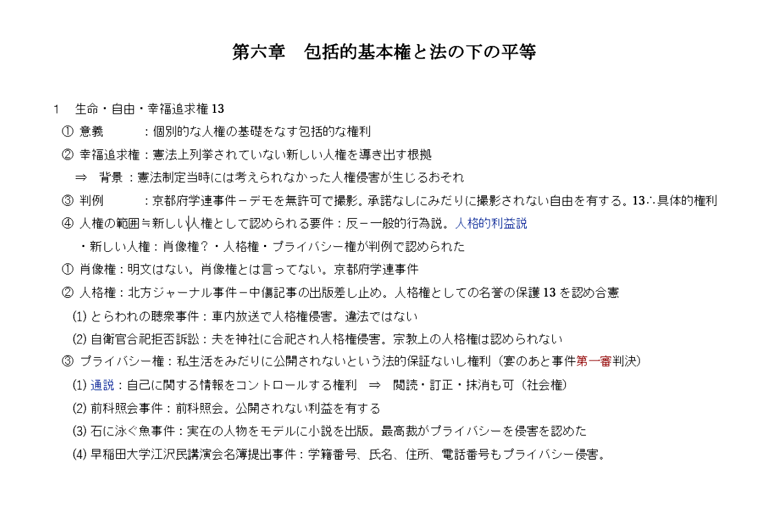 憲法第９項のテキスト：包括的基本権